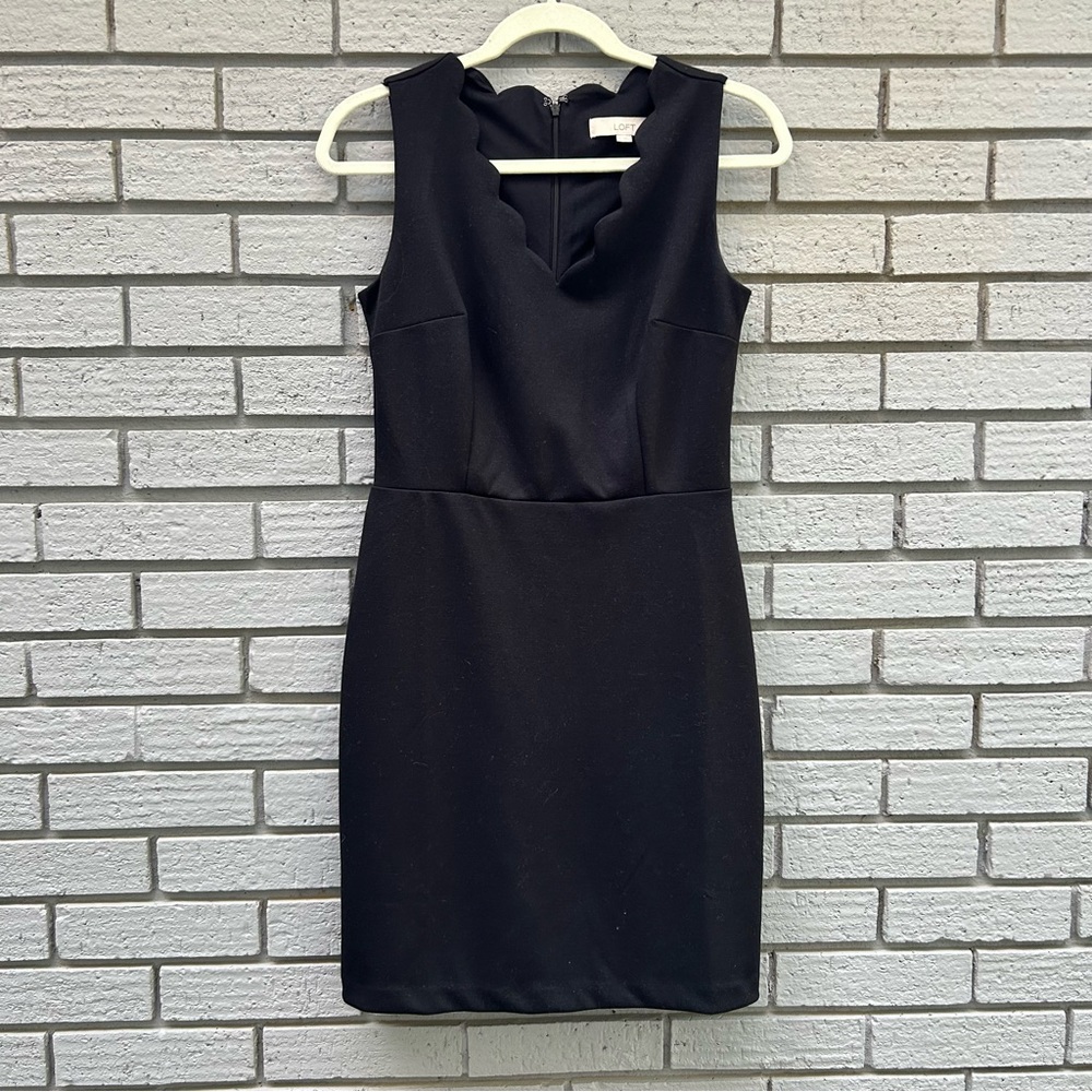 LOFT classic black dress